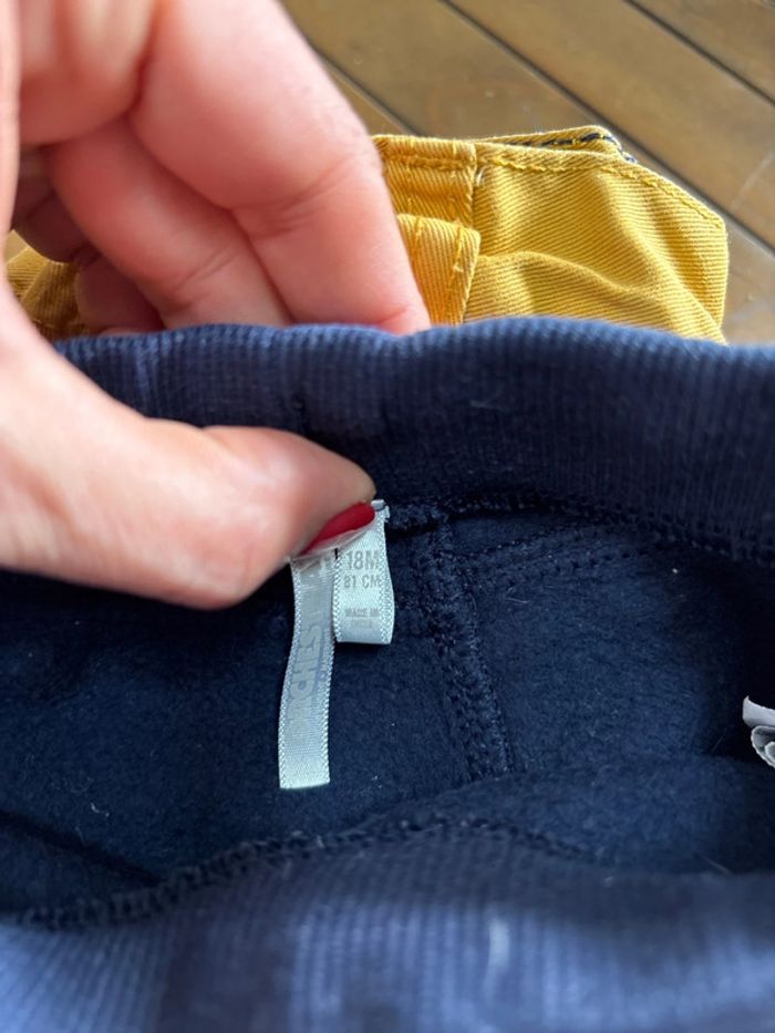 Lot 3 pantalons garçons 18 mois - photo numéro 7