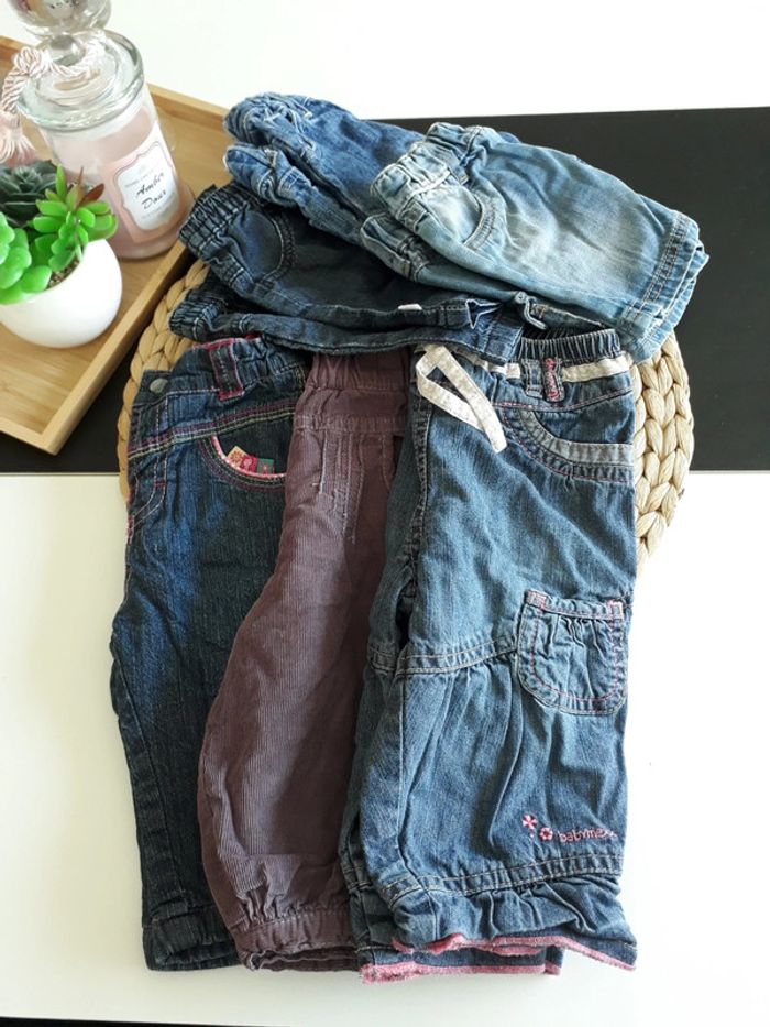 Lot de short et jeans taille 6 mois💞🌿 - photo numéro 5