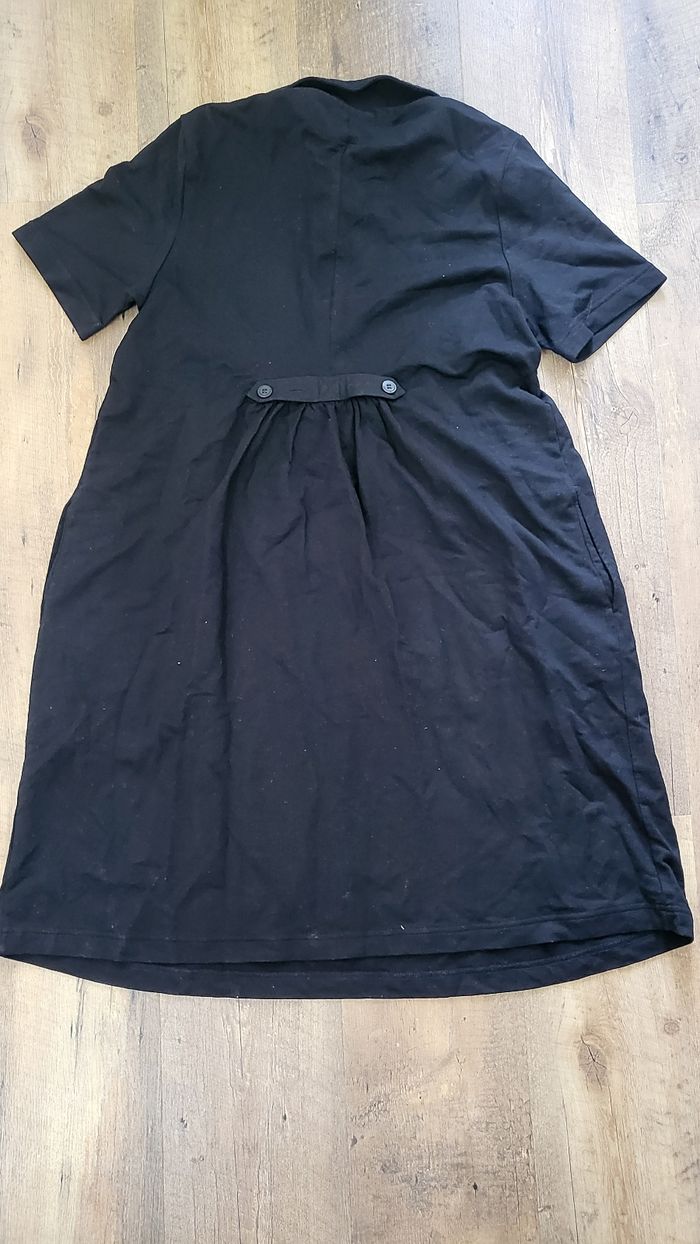 Robe noir manches courtes MATERNITÉ - photo numéro 2