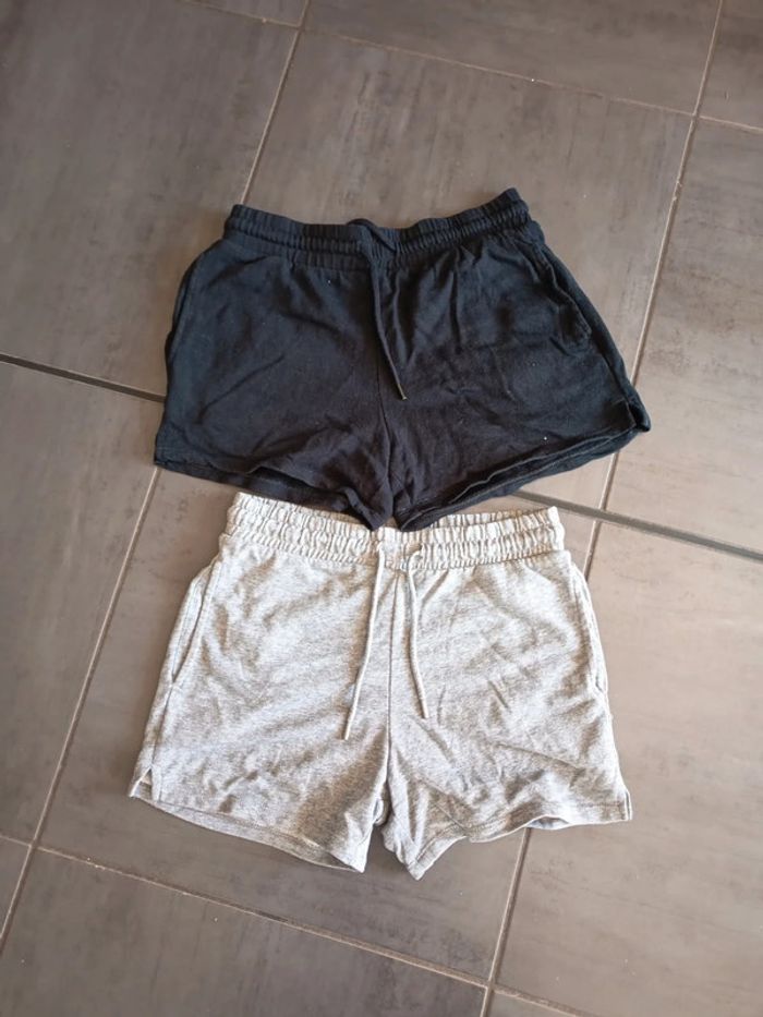 2 shorts femme taille s