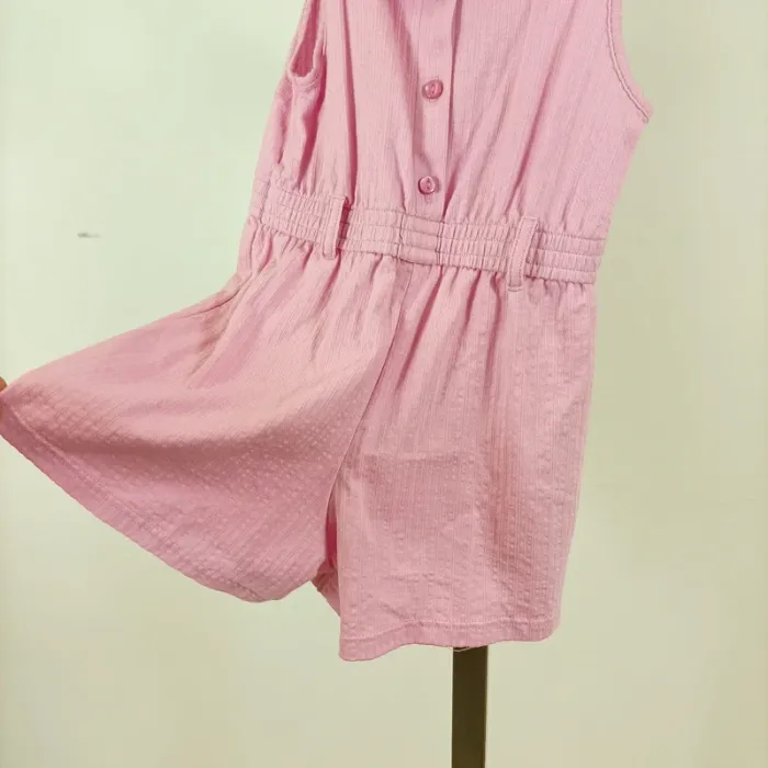Combishort rose River Island 2-3 ans avec col coquillages brodés tendance étéRobe rose A1098 - photo numéro 6