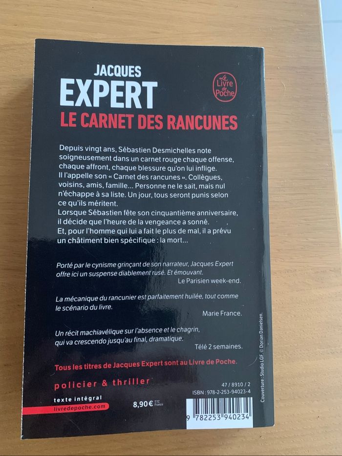 Le carnet des rancunes - photo numéro 2