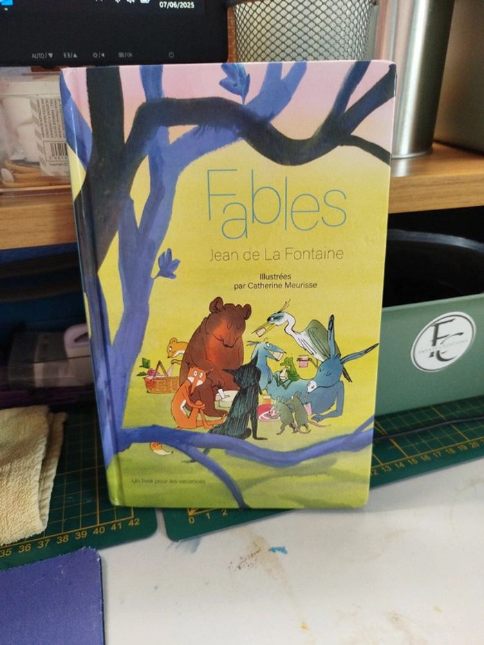 Livre fable jean de la fontaine