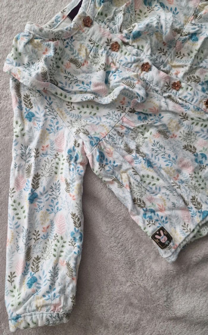 Ensemble blouse multicouleur + pantalon rose - 18M - Sergent Major (BE avec défauts) - photo numéro 16