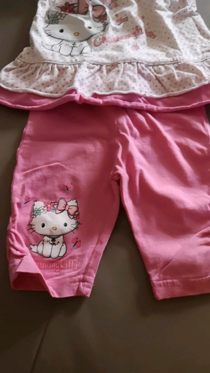 Ensemble hello kitty été 18 mois - photo numéro 3