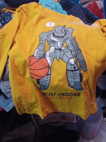 Tee shirt manche longue  robot