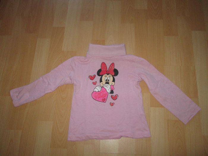 Tee shirt col roule fille 5 ans disney