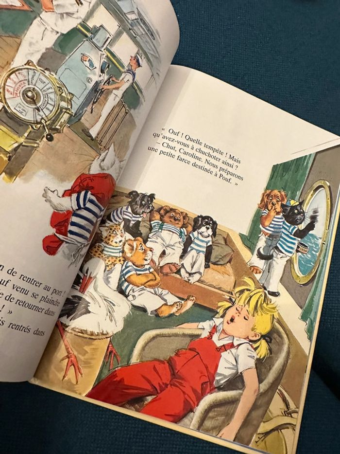 Livre La Croisière de Caroline album Pierre Probst bateau animaux - photo numéro 4