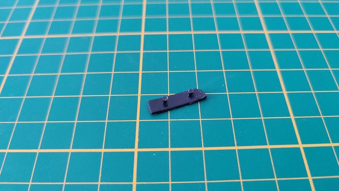 Baguette arrière droite pièce détachée miniature Burago Renault Megane Sport 1/18 1/18e 1/18ème #B52 - photo numéro 2