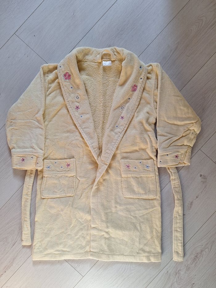 Peignoir jaune pour enfant - photo numéro 3
