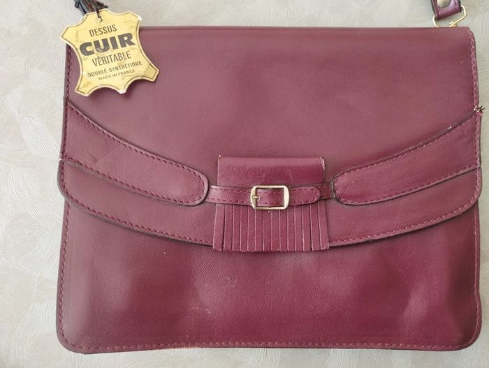 Sac à main vintage en Cuir neuf - photo numéro 6