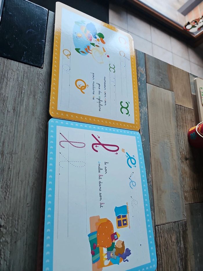 Livre effaçable mes premières lettres miniscule sur ardoise dès 4 ans - photo numéro 3