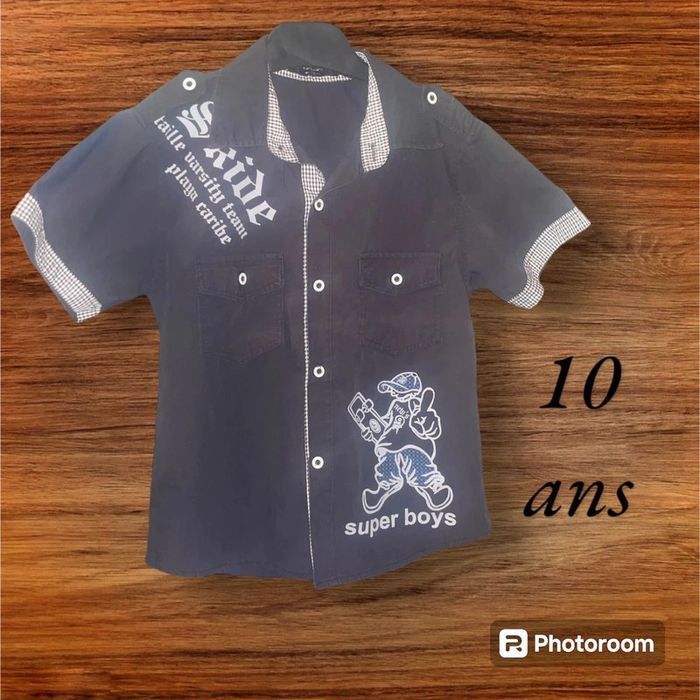 Chemise garçon 10 ans
