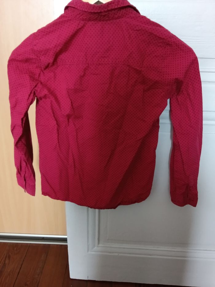 Chemise tape à l'oeil bordeaux et noir - photo numéro 3