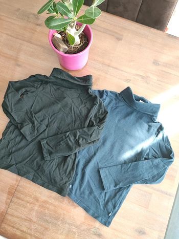 Lot de tee-shirts cols roulés Okaïdi