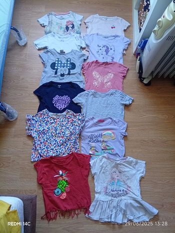 Lot 12 t shirt fille 5ans
