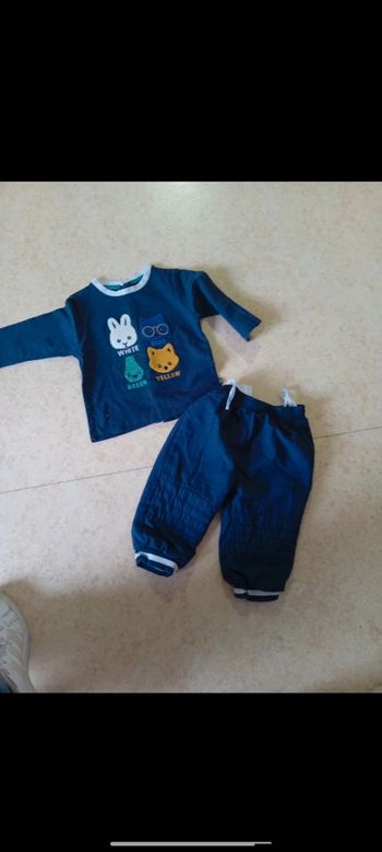 Ensemble garçon taille 6 mois