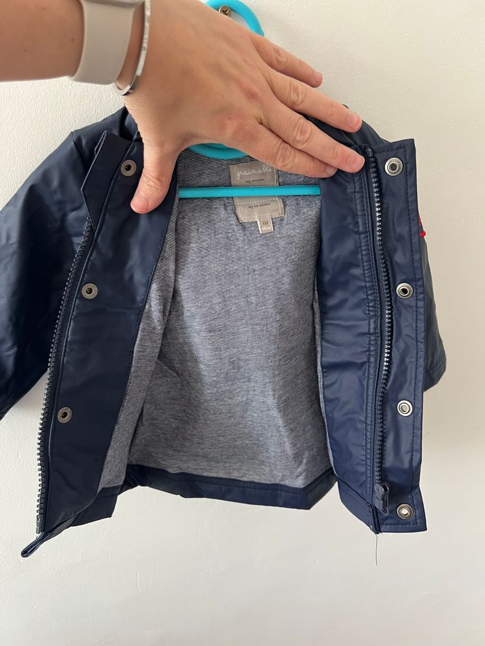 Imperméable bleu marine - photo numéro 10