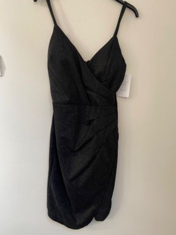 Robe de soirée pailletée noire HD diffusion