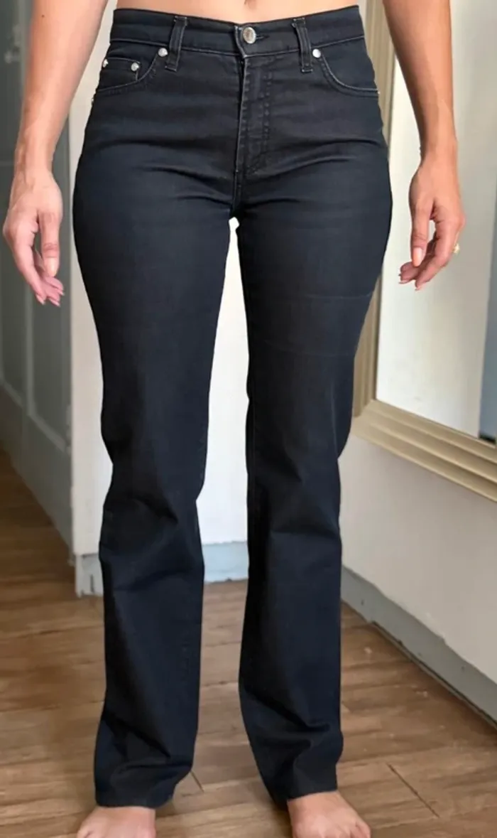 Jean femme Trussardi Jeans - Taille 36/38 - Noir