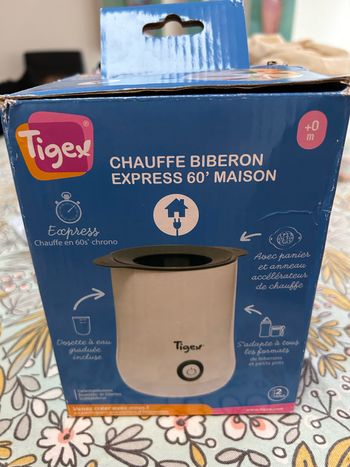 Chauffe biberon Tigex