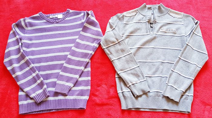 💙 Lot de 5 pulls - Kiabi/La Redoute - 10 ans 💙 - photo numéro 3