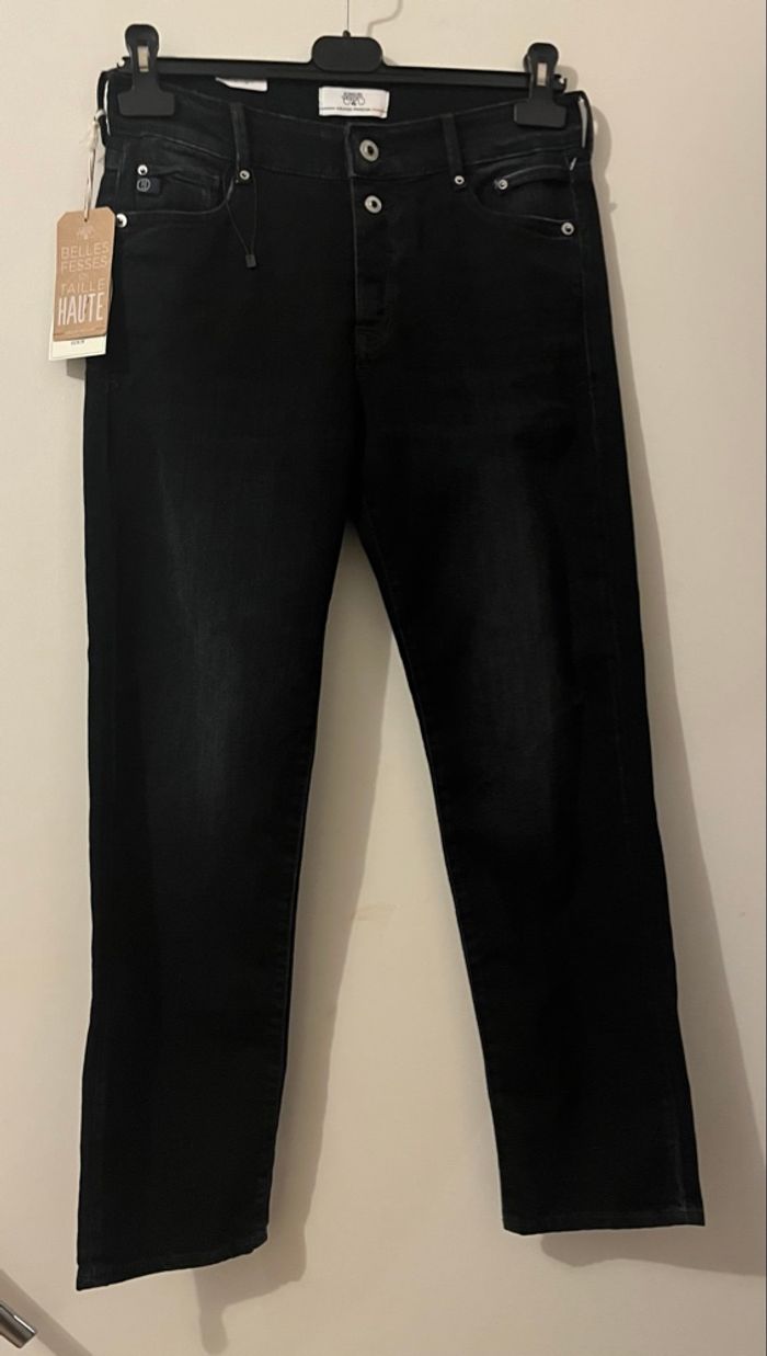 Jean High regular taille haute femme - photo numéro 2