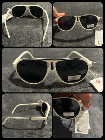 Lunette de soleil enfant mixte blanche neuve et étiqueté