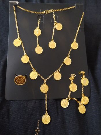 Parure en plaqué or