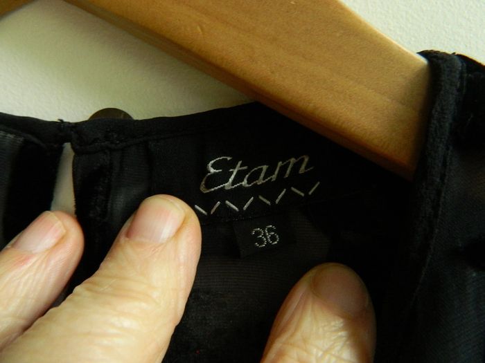 Blouse sexy "Etam" T 36 manches longues - photo numéro 4