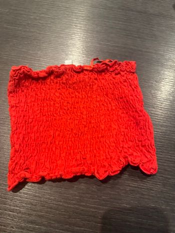 Bustier rouge