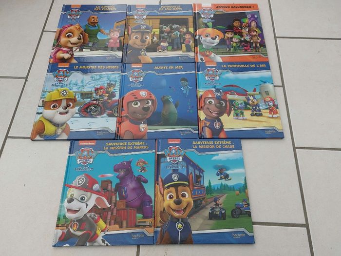 Lot de.8 livres Pat patrouille