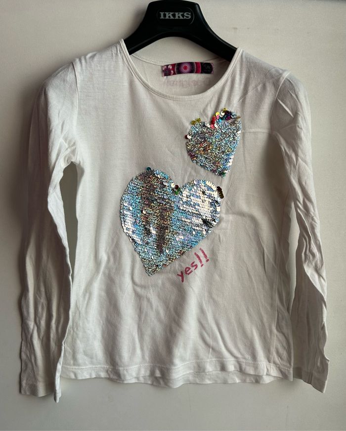 T-shirt Desigual taille 9/10 ans - photo numéro 3