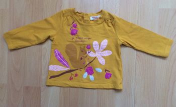 Tee-shirt manches longues 6 mois
