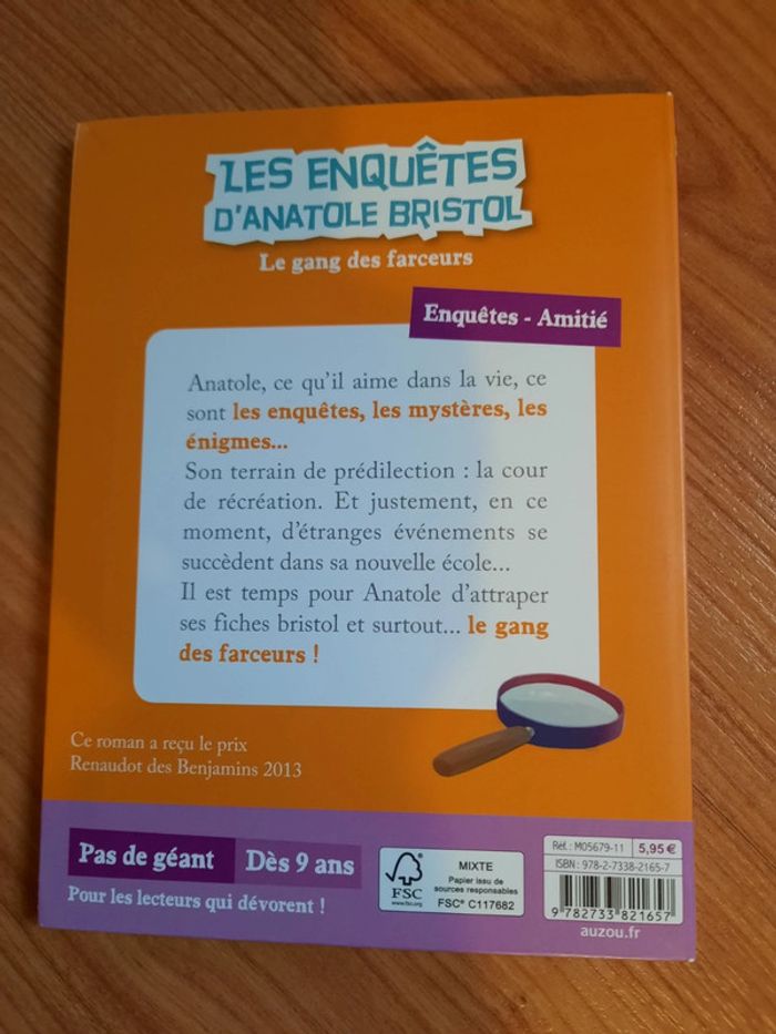 Livre - Les enquêtes d'Anatole Bristol - photo numéro 5