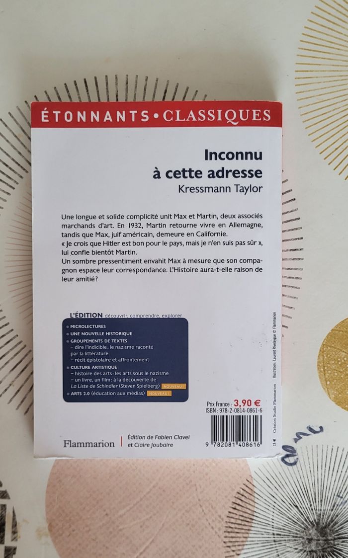 Inconnu à cette adresse de Kressmann Taylor - photo numéro 2