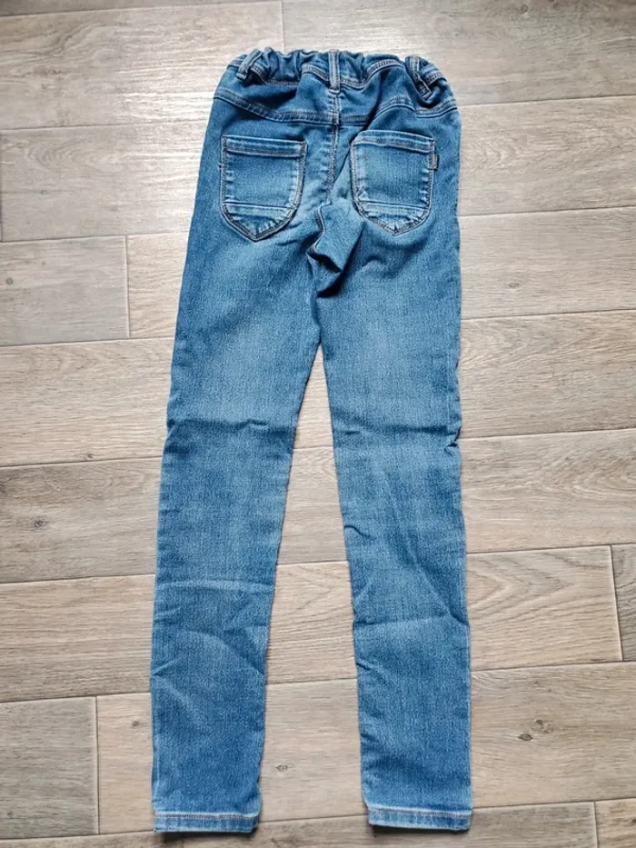 Jeans slim taille 9 ans très bon état - photo numéro 3
