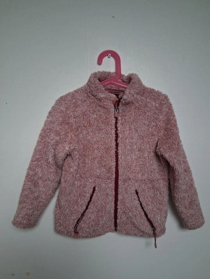 Gilet zippé polaire fille 5 ans