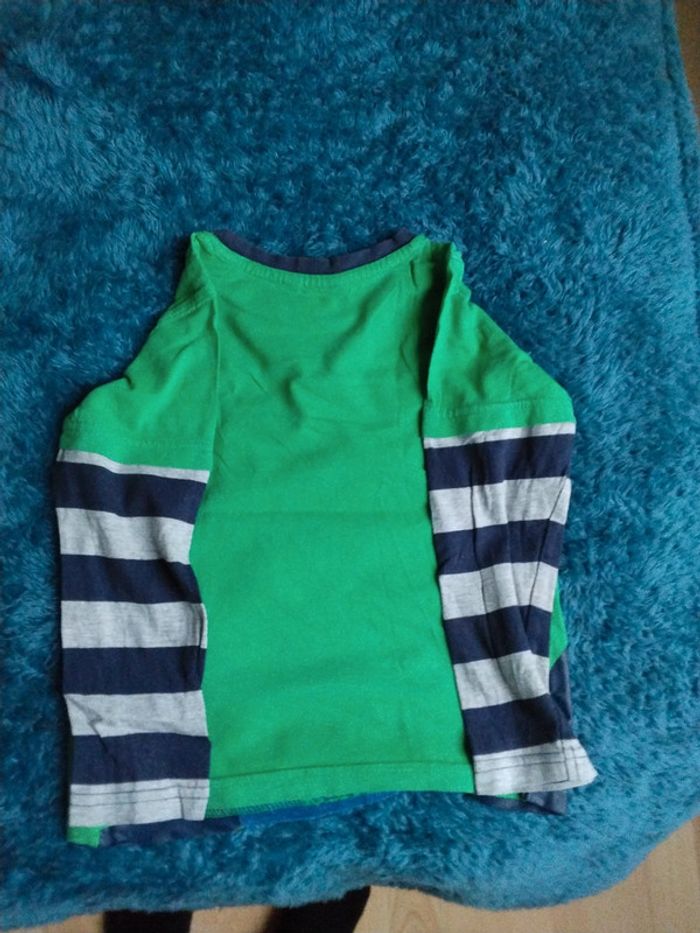 Tee shirt manche longue monstres George 6ans - photo numéro 2