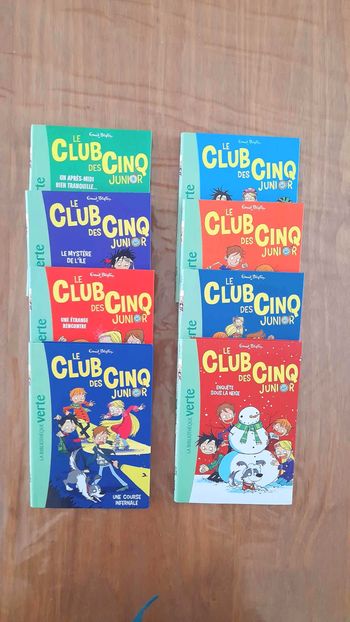 📚 Lot 8 livres Le club des 5 junior