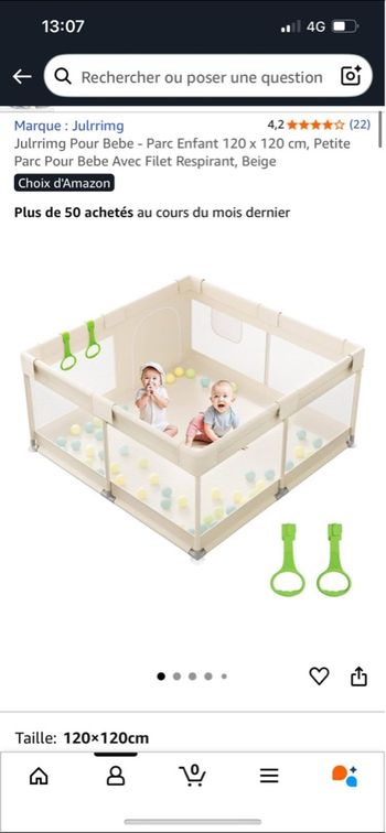 Parc bébé neuf jamais monté