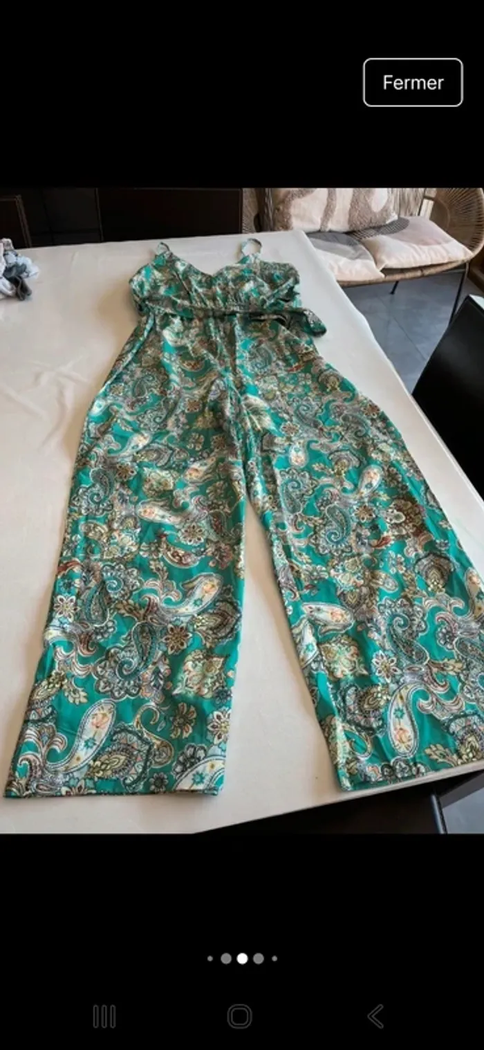 Combinaison verte cashmere 40 Cupshe - photo numéro 4