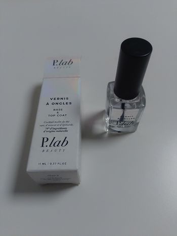 Vernis base top coat P.lab neuf 11 ml