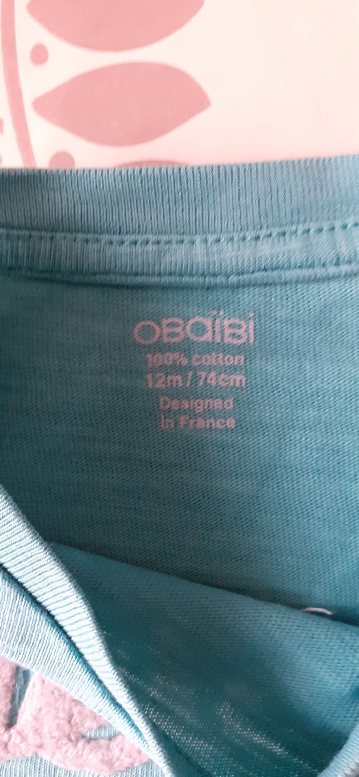 Tee-shirt MC bébé garçon 12 mois - photo numéro 3