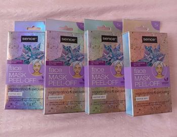 Lot complet de 20 masques peel-off SENCE hollographic glitter