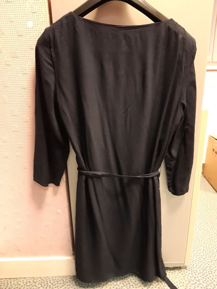 Robe Camaïeu motifs tons marron doublée 36 - photo numéro 3