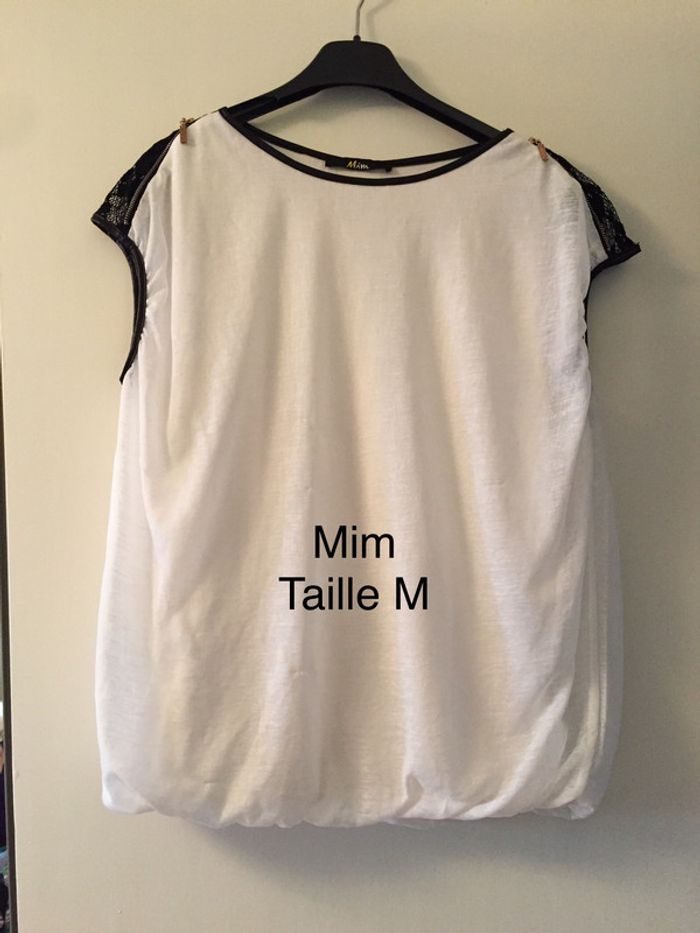 Top blanc Mim Taille M