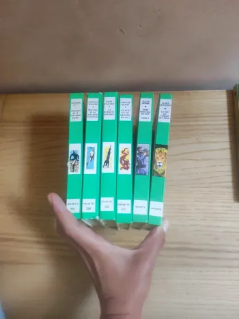 Lot de 6 livres la bibliothèque verte