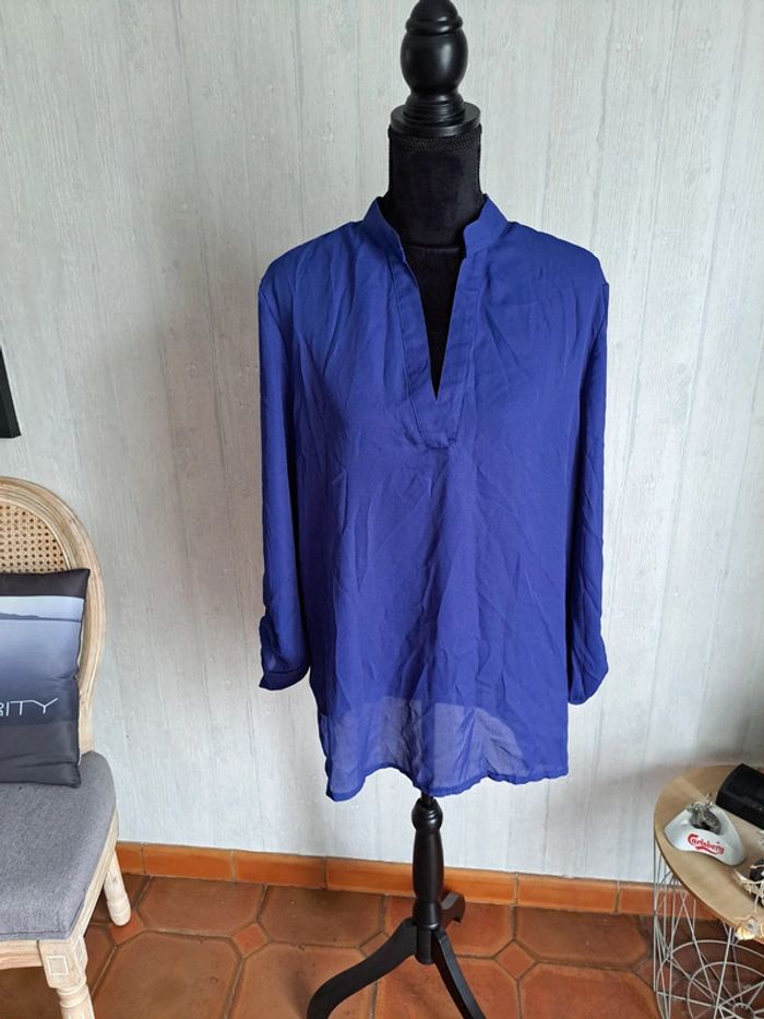 tunique bleue voile - photo numéro 3