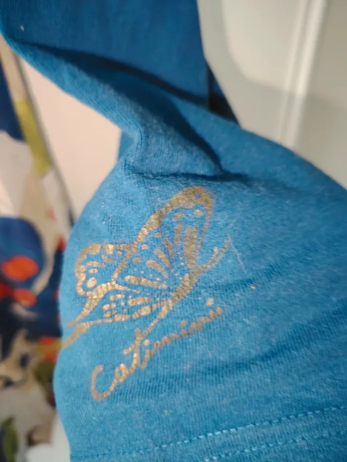 Robe bleue CAtimini 10 ans - photo numéro 5
